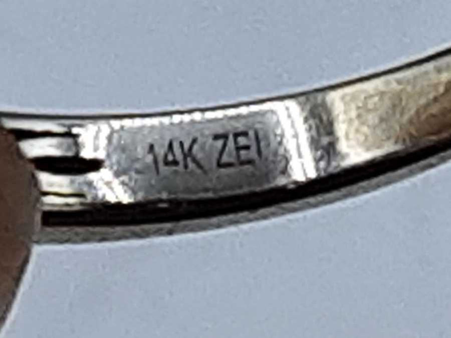 Women's Ring - Anniversary - White Gold 14k (.585) 3.4 grams Size 10