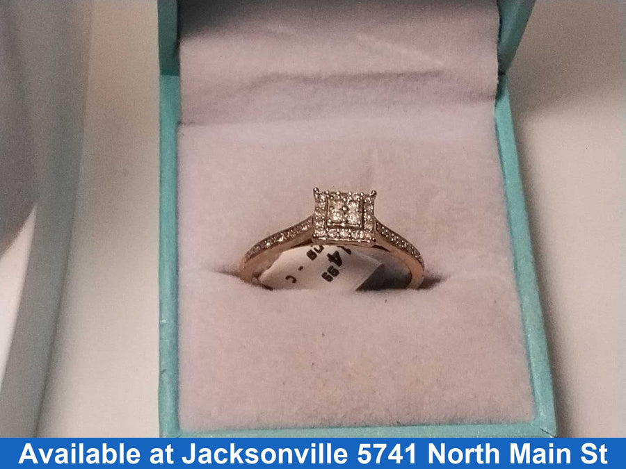Women's Ring - Yellow Gold 10k (.417) 2.2 grams Size 8.5