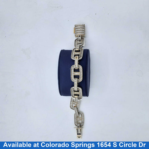 Link Bracelet - Silver 68.1 grams 9 inch