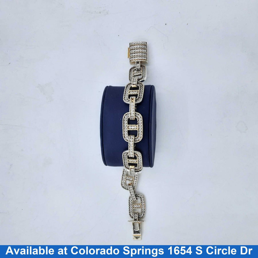 Link Bracelet - Silver 68.1 grams 9 inch
