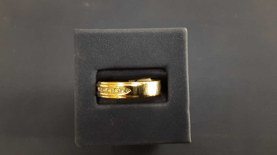 Ring - Wedding Band - Yellow Gold 10k (.417) 5.8 grams Size 11