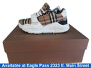 Burberry Regis Check Trainer Beige / Tan