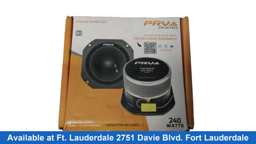 Prv Audio Tw700ti Black Car Stero Speaker