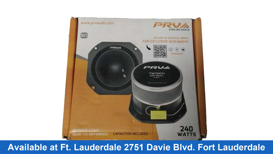 Prv Audio Tw700ti Black Car Stero Speaker