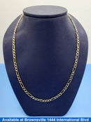 Figaro Chain - Yellow Gold 10k (.417) 2.9 grams 20 inch