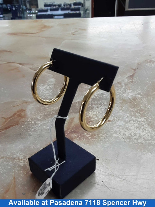 Bangle Earrings - Yellow Gold 14k (.585) 2.6 grams