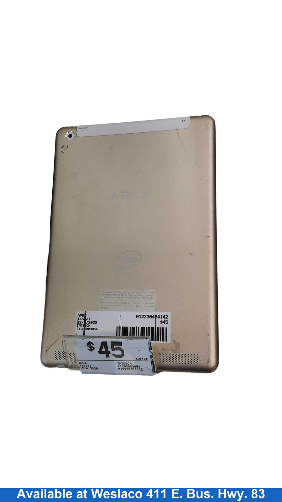 Apex Tm785ch Yellow Tablet