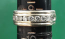 Ring - Wedding Band - White Gold 14k (.585) 11.6 grams Size 9.5