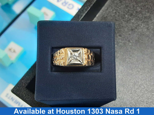 Men's Ring - Yellow Gold 14k (.585) 5.6 grams Size 10.5