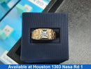 Men's Ring - Yellow Gold 14k (.585) 5.6 grams Size 10.5