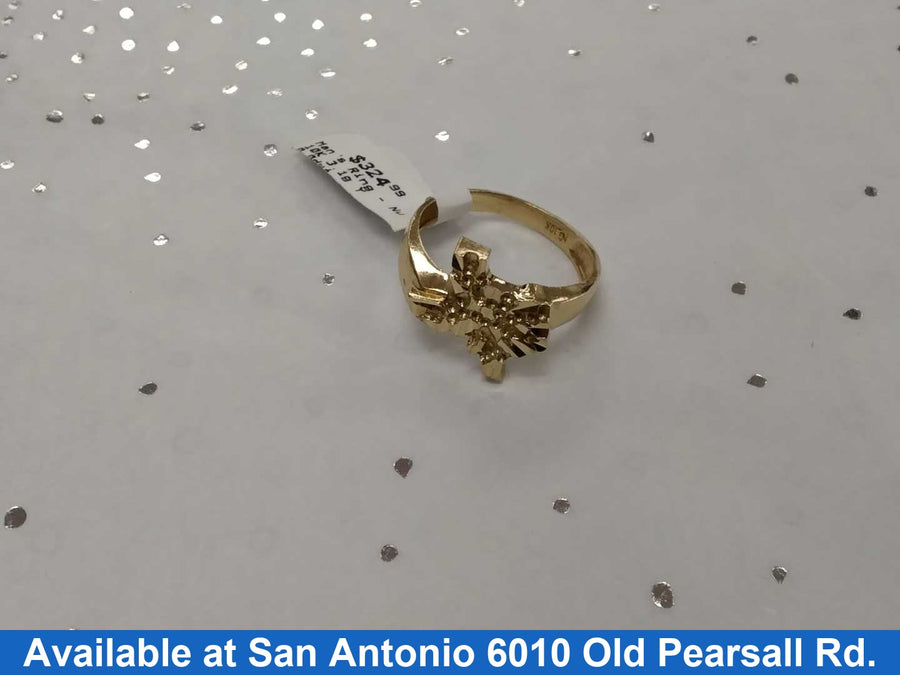 Men's Ring - Yellow Gold 10k (.417) 3.1 grams Size 10