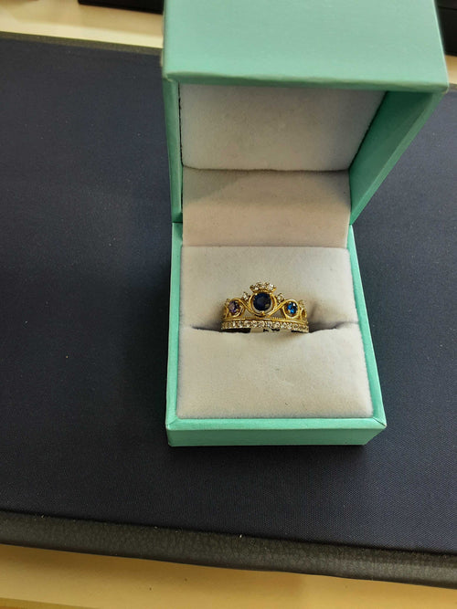 Women's Ring - Yellow Gold 10k (.417) 2.1 grams Size 7
