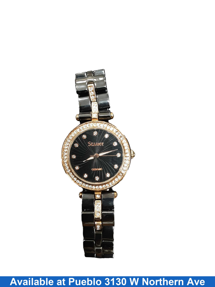 Stauer 35780 Black Regular Watch
