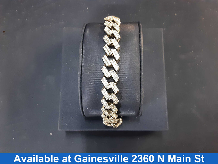 Cuban Link Bracelet - Silver 36.4 grams 8 inch