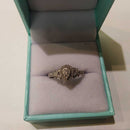 Ring - Engagement Set - White Gold 10k (.417) 2.7 grams Size 7