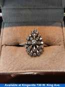 Women's Ring - White Gold 14k (.585) 4.9 grams Size 8