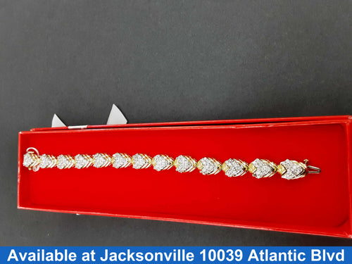 Tennis Bracelet - Yellow Gold 14k (.585) 39.3 grams 8 inch