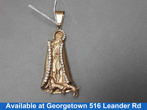 Religious Pendant - Yellow Gold 10k (.417) 15.9 grams