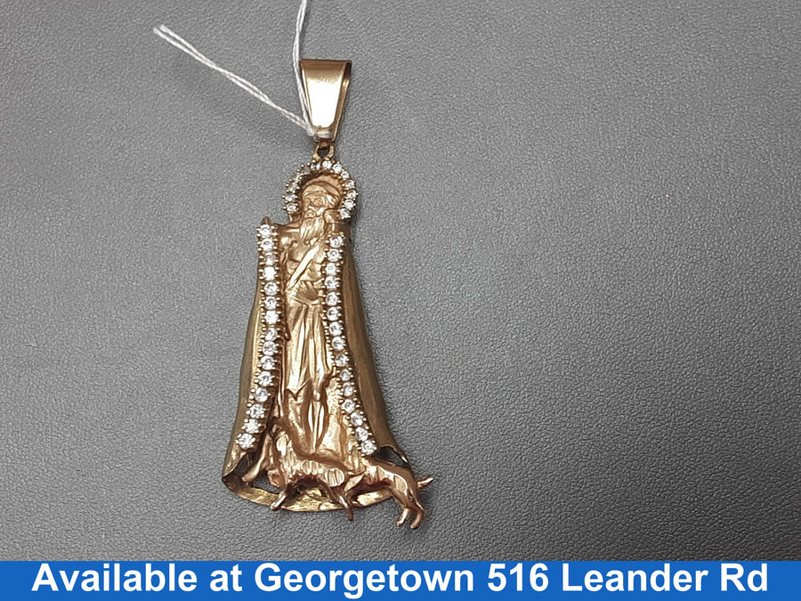 Religious Pendant - Yellow Gold 10k (.417) 15.9 grams