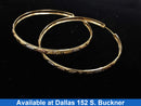 Bangle Earring - Yellow Gold 14k (.585) 6.7 grams