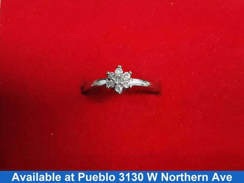 Women's Ring - White Gold 10k (.417) 1.7 grams Size 7