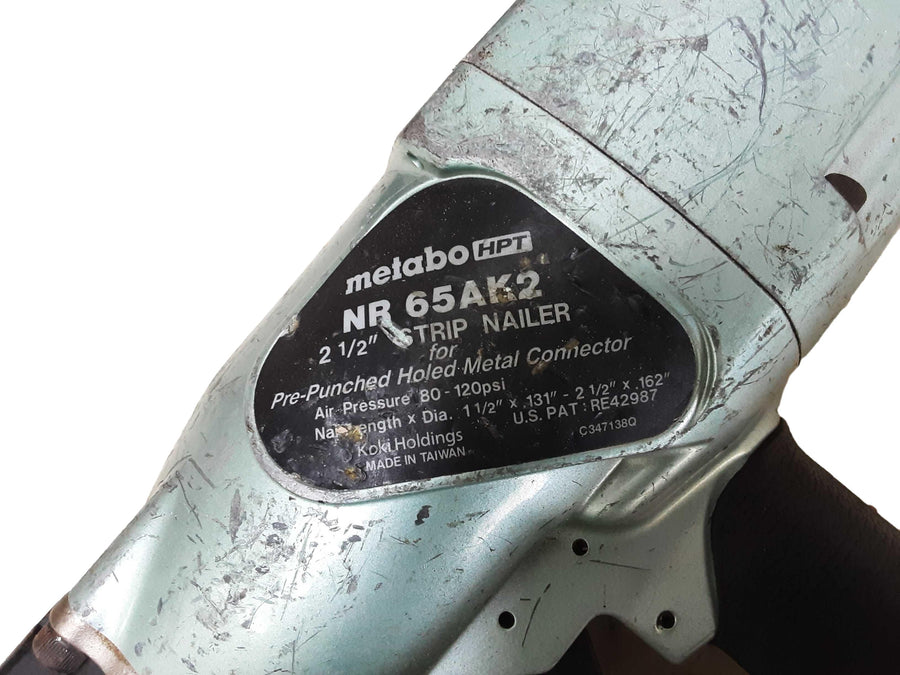 Metabo Nr65ak2 Blue Pneumatic T Nailer