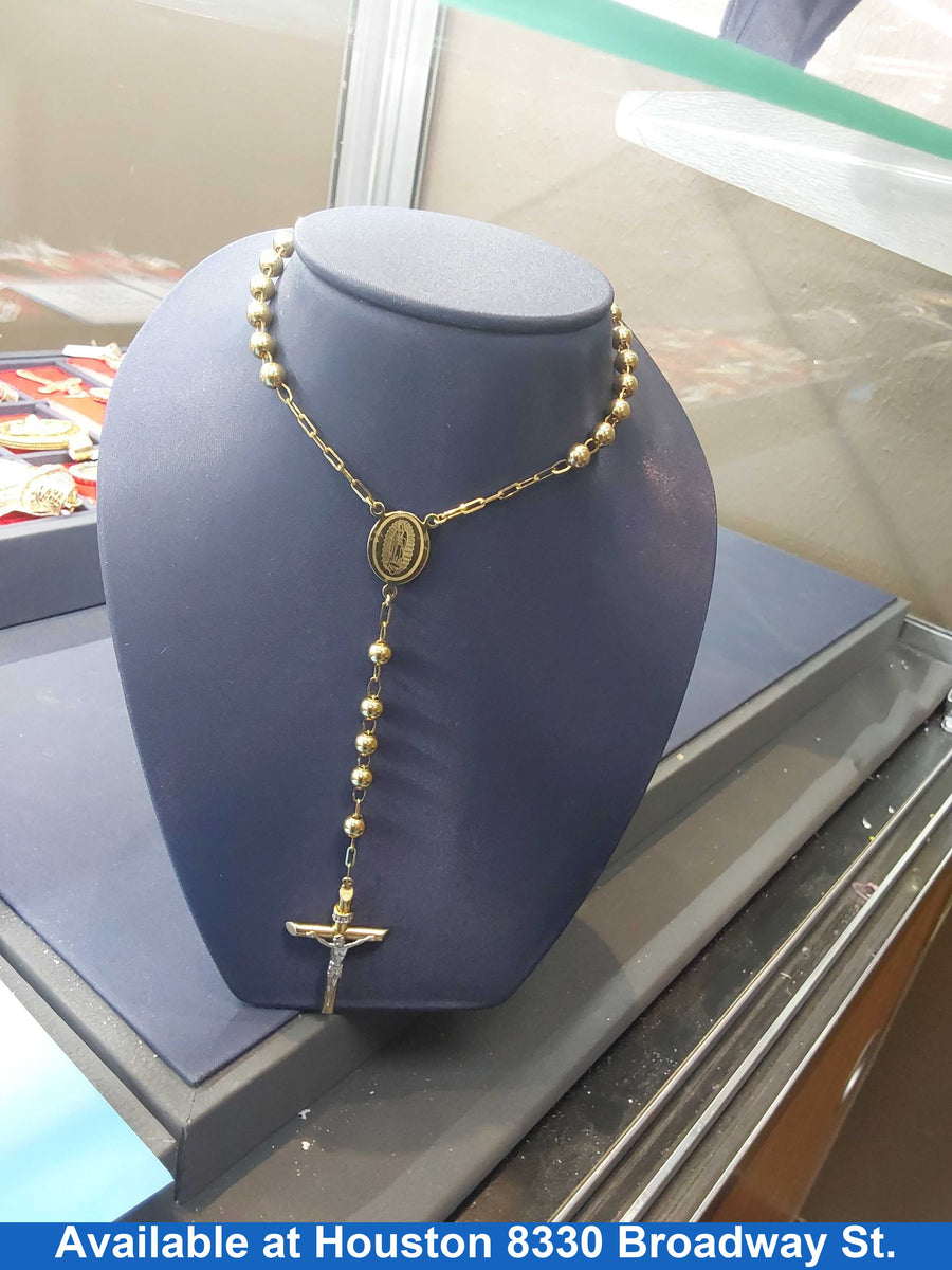 Bead Chain - Yellow Gold 10k (.417) 15.4 grams 32 inch