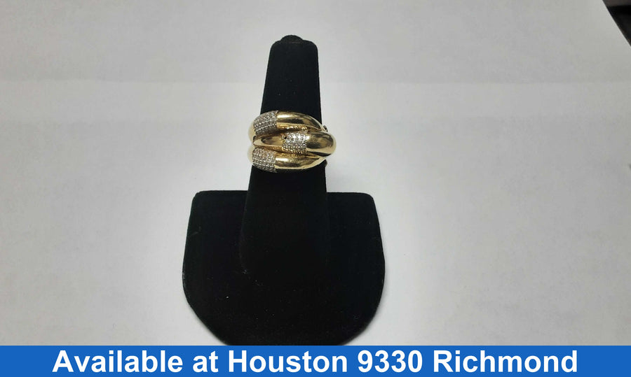 Women's Ring - Yellow Gold 14k (.585) 4.7 grams Size 7