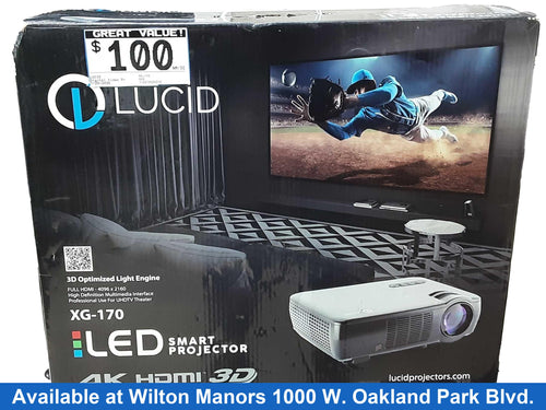 Lucid Xg-170 Gray Home Media Projector