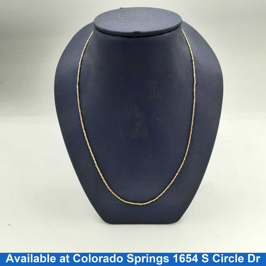 Rope Chain - Yellow Gold 14k (.585) 3.2 grams 24 inch