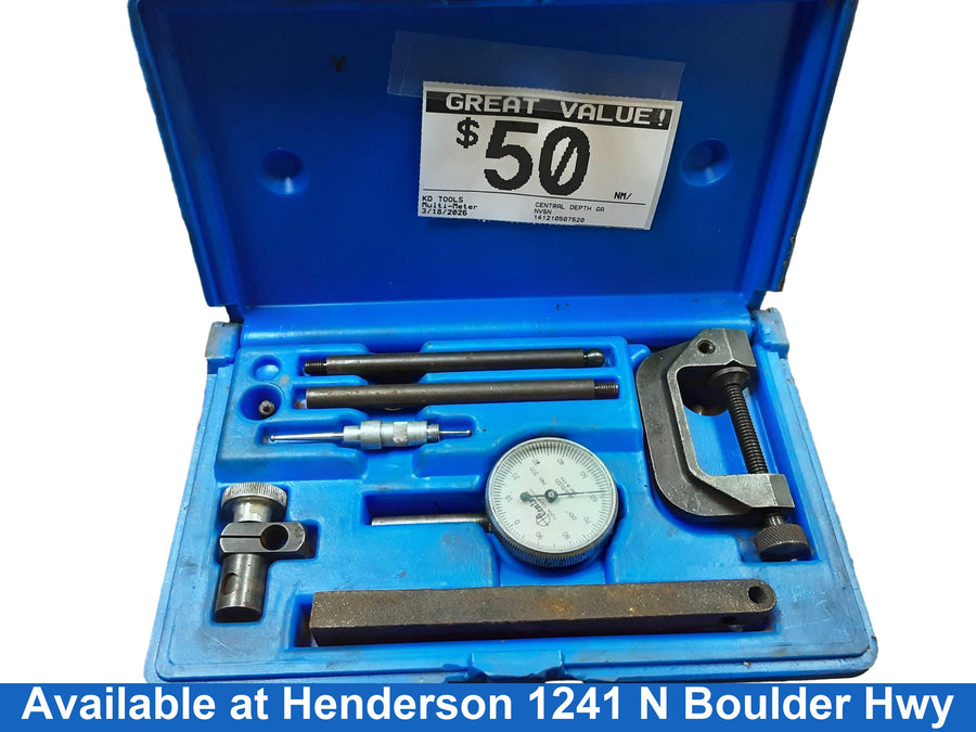 Kd Tools Central Depth Gauge Blue Gauge / Meter