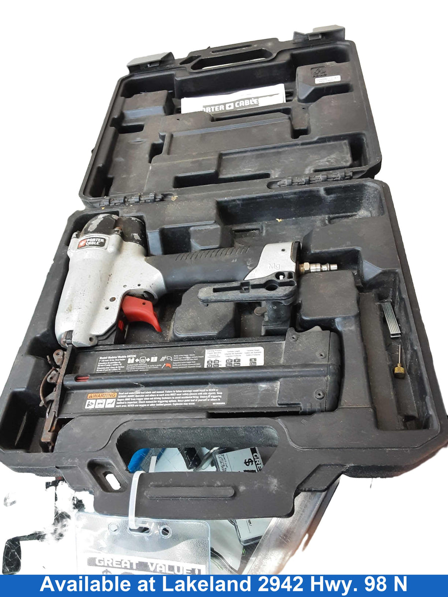 Porter Cable Bn200c Silver Pneumatic Brad Nailer