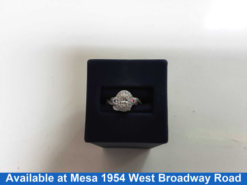 Women's Ring - White Gold 14k (.585) 4.1 grams Size 7.5