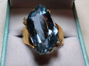 Women's Ring - Yellow Gold 18k (.750) 14 grams Size 11