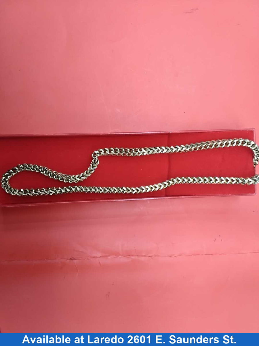 Fox Tail Chain - Yellow Gold 10k (.417) 38.1 grams 24 inch