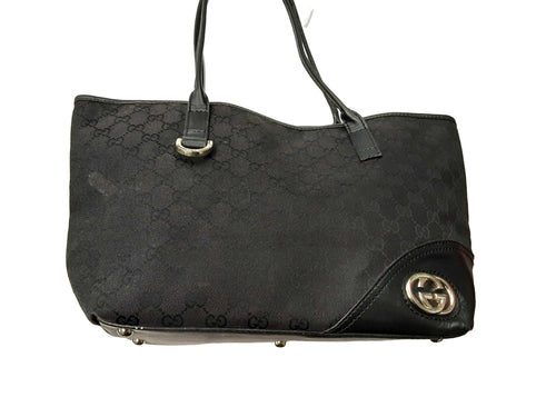 Gucci New Britt Tote Black Purse / Handbag