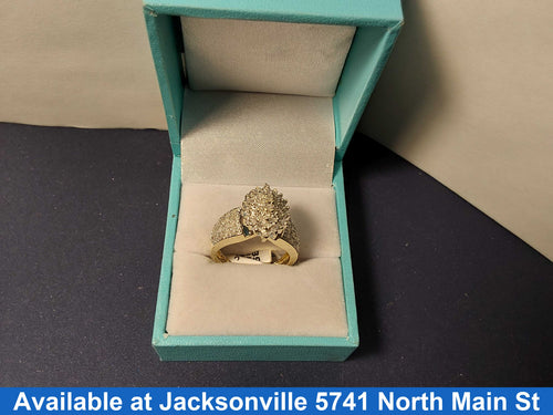 Women's Ring - Yellow Gold 10k (.417) 5.2 grams Size 7
