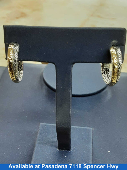 Hoop Earrings - Silver 6.1 grams