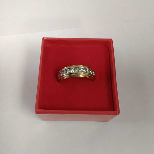 Ring - Wedding Band - Yellow Gold 14k (.585) 8 grams Size 10.5