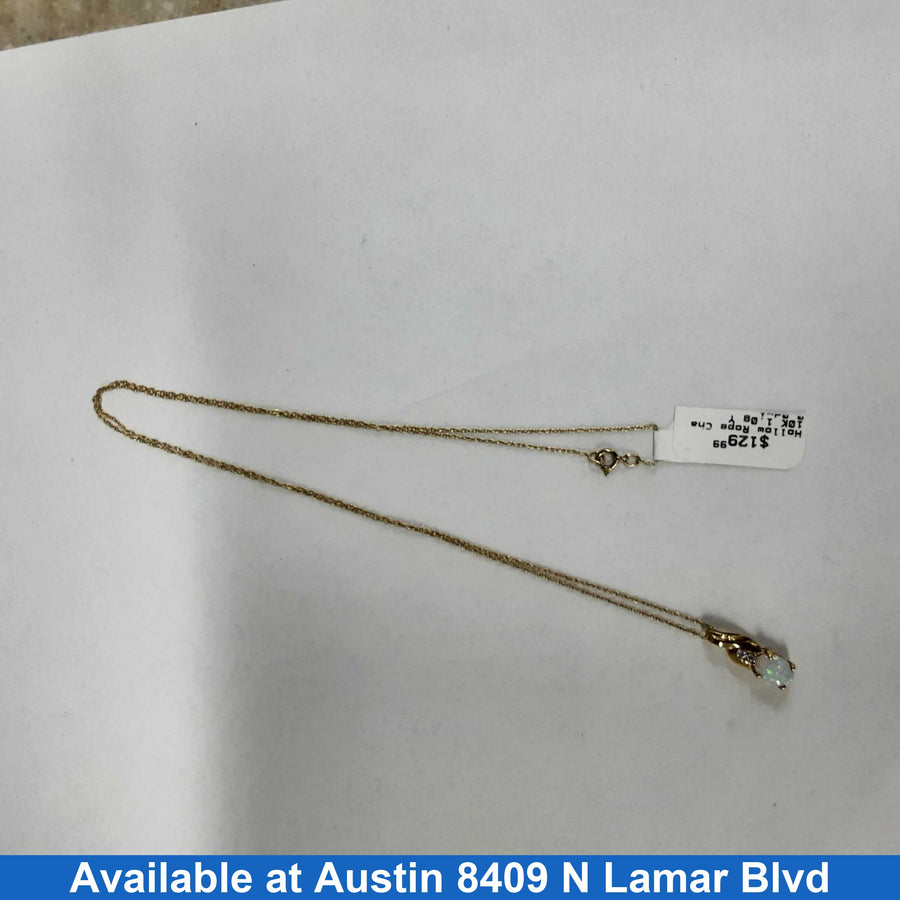 Rope Chain - Yellow Gold 10k (.417) 1 grams 20 inch