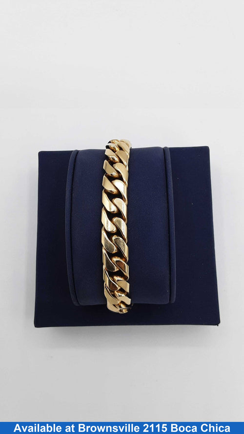 Cuban Link Bracelet - Yellow Gold 10k (.417) 60.2 grams 9 inch