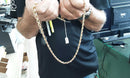 Cuban Link Chain - Yellow Gold 10k (.417) 122.4 grams 28 inch