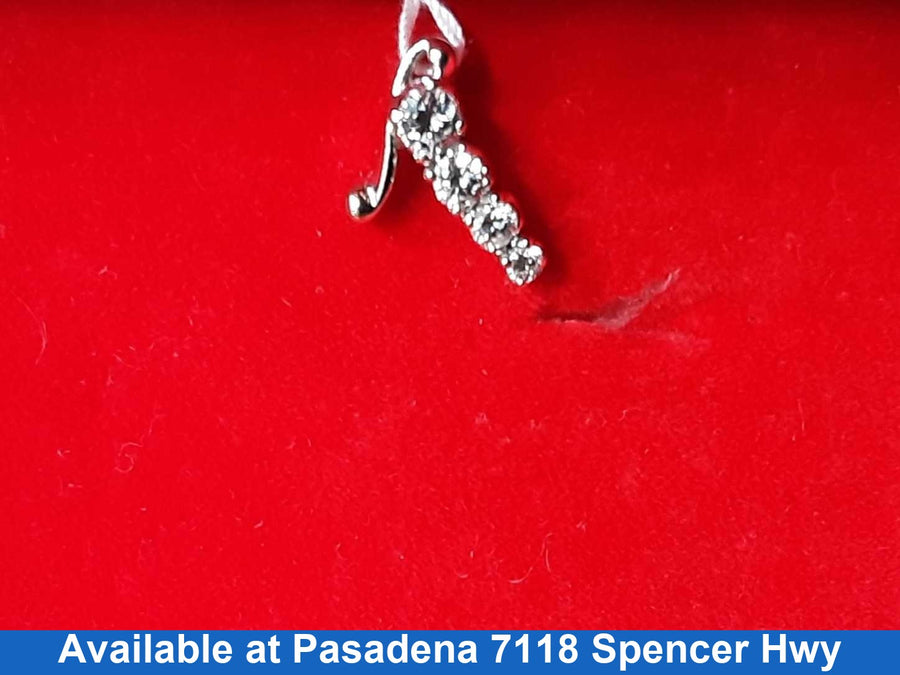 Diamond Pendant - White Gold 14k (.585) 0.9 grams