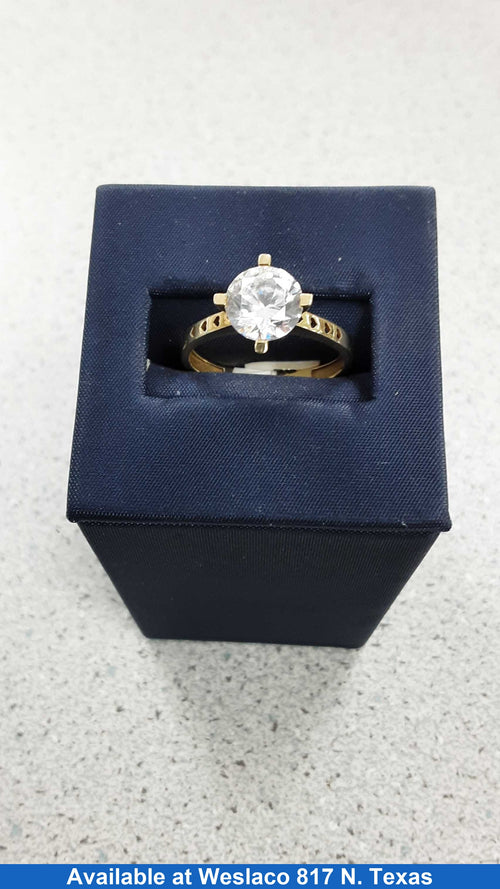 Women's Ring - Yellow Gold 10k (.417) 2.2 grams Size 8