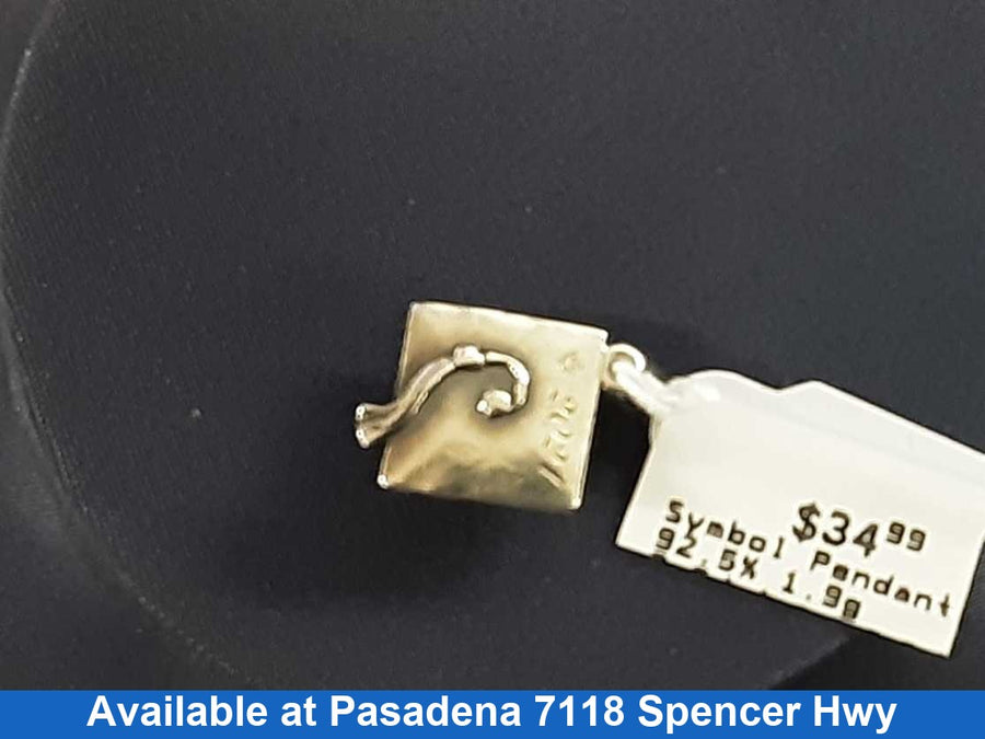 Symbol Pendant - Silver 1.9 grams
