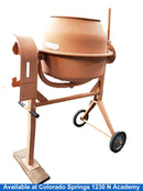 Central Machinery 67536 Orange Concrete Mixer