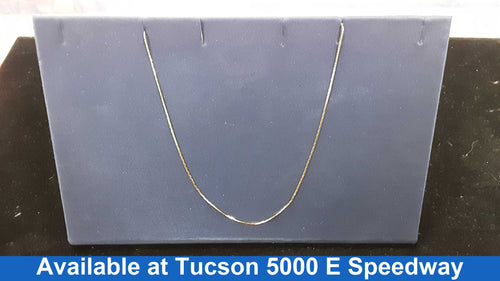 Diamond Cut Rope Chain - Yellow Gold 10k (.417) 1.6 grams 20 inch