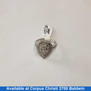 Women's Ring - White Gold 10k (.417) 4.8 grams Size 7