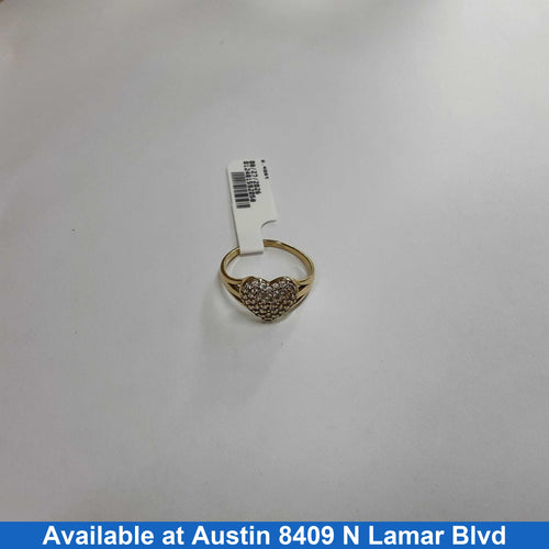 Women's Ring - Yellow Gold 10k (.417) 2 grams Size 7.5