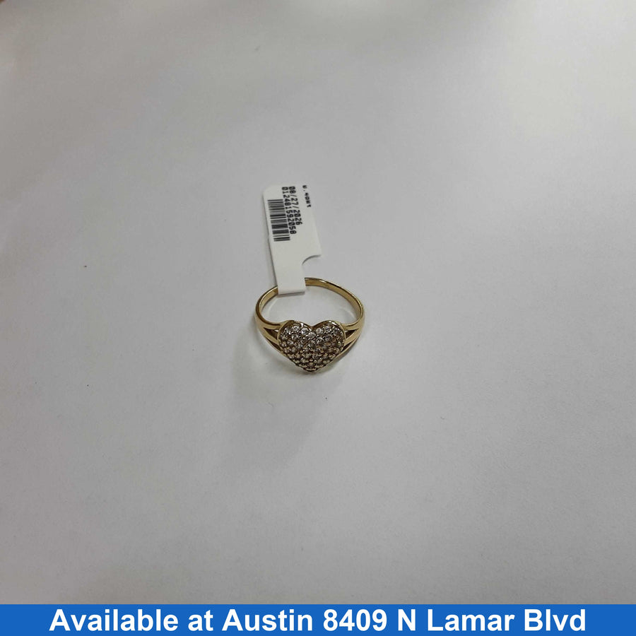 Women's Ring - Yellow Gold 10k (.417) 2 grams Size 7.5